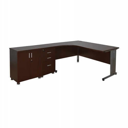 ΣΕΤ ΓΡΑΦΕΙΟΥ 3ΤΜΧ ΣΕ ΧΡΩΜΑ WENGE HM10203.02L Έπιπλα Γραφείου