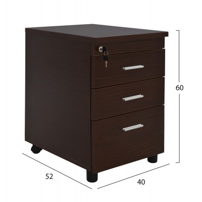 ΣΕΤ ΓΡΑΦΕΙΟΥ 3ΤΜΧ ΣΕ ΧΡΩΜΑ WENGE HM10204.02L Έπιπλα Γραφείου