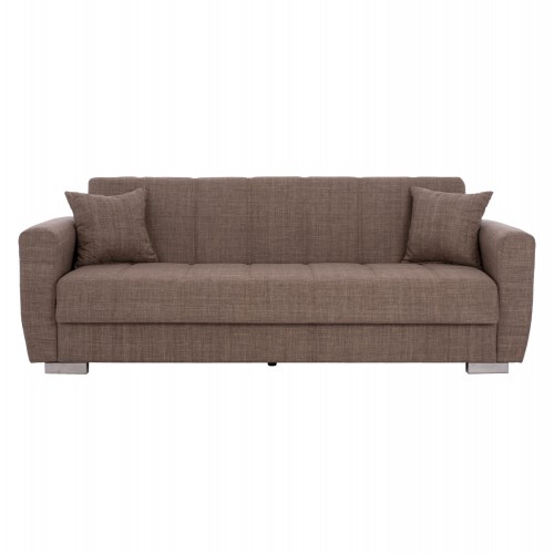 ΚΑΝΑΠΕΣ ΚΡΕΒΑΤΙ POLYA ΤΡΙΘΕΣΙΟΣ ΚΑΦΕ HM3240.02 215x80x77 εκ. Σαλόνι ΚΑΝΑΠΕΣ ΚΡΕΒΑΤΙ POLYA ΤΡΙΘΕΣΙΟΣ ΚΑΦΕ HM3240.02 215x80x77 εκ. Σαλόνι