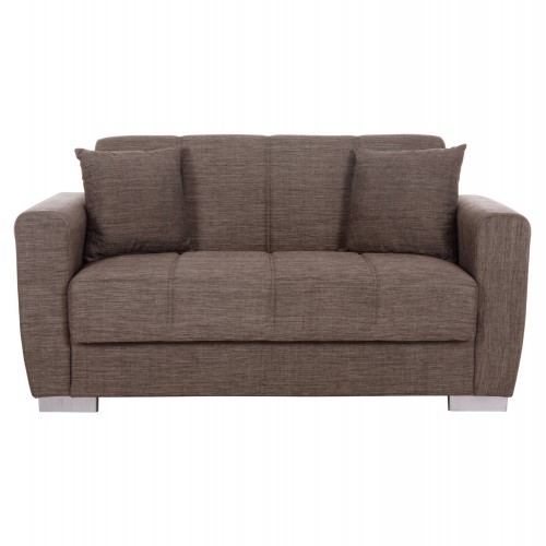 ΚΑΝΑΠΕΣ ΚΡΕΒΑΤΙ POLYA ΔΙΘΕΣΙΟΣ ΚΑΦΕ HM3241.02 150x84x88 εκ. Σαλόνι