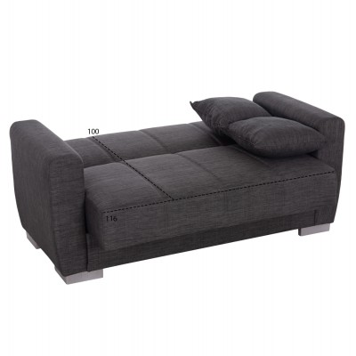 ΚΑΝΑΠΕΣ ΚΡΕΒΑΤΙ POLYA ΔΙΘΕΣΙΟΣ ΓΚΡΙ HM3241.03 153x87x77Υεκ. ΚΑΝΑΠΕΣ ΚΡΕΒΑΤΙ POLYA ΔΙΘΕΣΙΟΣ ΓΚΡΙ HM3241.03 153x87x77Υεκ.