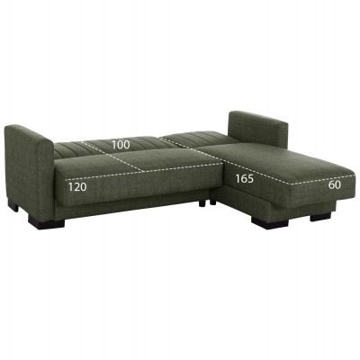 ΚΑΝΑΠΕΣ ΚΡΕΒΑΤΙ GHUFRAN ΓΩΝΙΑ ΑΝΑΣΤΡΕΨΙΜΗ DARK OLIVE HM3244.05 200x133x77Yεκ. Σαλόνι ΚΑΝΑΠΕΣ ΚΡΕΒΑΤΙ GHUFRAN ΓΩΝΙΑ ΑΝΑΣΤΡΕΨΙΜΗ DARK OLIVE HM3244.05 200x133x77Yεκ. Σαλόνι