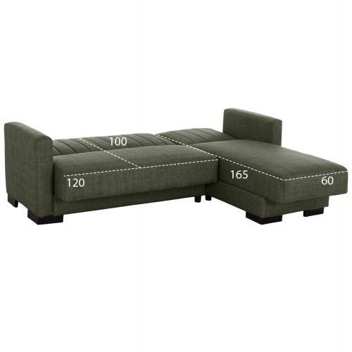 ΚΑΝΑΠΕΣ ΚΡΕΒΑΤΙ GHUFRAN ΓΩΝΙΑ ΑΝΑΣΤΡΕΨΙΜΗ DARK OLIVE HM3244.05 200x133x77Yεκ. Σαλόνι ΚΑΝΑΠΕΣ ΚΡΕΒΑΤΙ GHUFRAN ΓΩΝΙΑ ΑΝΑΣΤΡΕΨΙΜΗ DARK OLIVE HM3244.05 200x133x77Yεκ. Σαλόνι