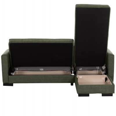 ΚΑΝΑΠΕΣ ΚΡΕΒΑΤΙ GHUFRAN ΓΩΝΙΑ ΑΝΑΣΤΡΕΨΙΜΗ DARK OLIVE HM3244.05 200x133x77Yεκ. Σαλόνι ΚΑΝΑΠΕΣ ΚΡΕΒΑΤΙ GHUFRAN ΓΩΝΙΑ ΑΝΑΣΤΡΕΨΙΜΗ DARK OLIVE HM3244.05 200x133x77Yεκ. Σαλόνι