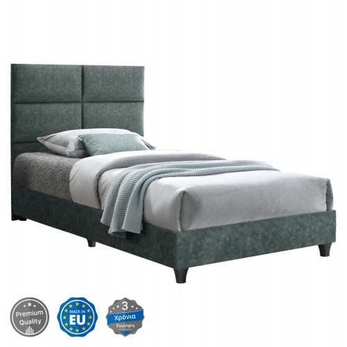 ΚΡΕΒΑΤΙ MILO ΑΠΟ ΠΡΑΣΙΝΟ ΥΦΑΣΜΑ τύπου NUBUCK HM652.27 ΓΙΑ ΣΤΡΩΜΑ 90x200 εκ. Υπνοδωμάτιο ΚΡΕΒΑΤΙ MILO ΑΠΟ ΠΡΑΣΙΝΟ ΥΦΑΣΜΑ τύπου NUBUCK HM652.27 ΓΙΑ ΣΤΡΩΜΑ 90x200 εκ. Υπνοδωμάτιο
