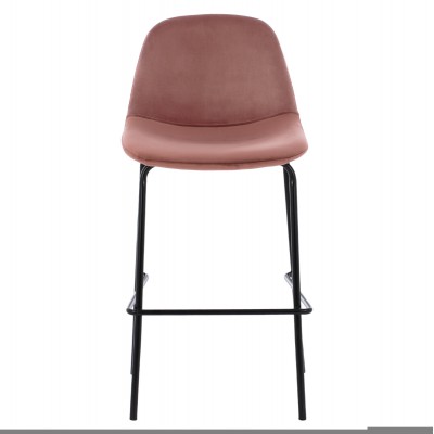 ΣΚΑΜΠΟ VINCENT HM9298.12 ΜΕΣ. ΥΨΟΥΣ ΣΑΠΙΟ ΜΗΛΟ ΒΕΛΟΥΔΟ ΜΕ ΜΕΤΑΛΛΙΚΑ ΠΟΔΙΑ 47x51x96 εκ. Τραπεζαρία