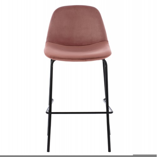 ΣΚΑΜΠΟ VINCENT HM9298.12 ΜΕΣ. ΥΨΟΥΣ ΣΑΠΙΟ ΜΗΛΟ ΒΕΛΟΥΔΟ ΜΕ ΜΕΤΑΛΛΙΚΑ ΠΟΔΙΑ 47x51x96 εκ. Τραπεζαρία