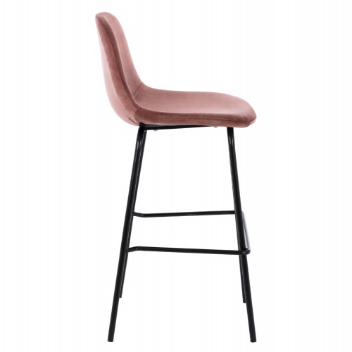 ΣΚΑΜΠΟ VINCENT HM9298.12 ΜΕΣ. ΥΨΟΥΣ ΣΑΠΙΟ ΜΗΛΟ ΒΕΛΟΥΔΟ ΜΕ ΜΕΤΑΛΛΙΚΑ ΠΟΔΙΑ 47x51x96 εκ. Τραπεζαρία