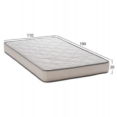 ΣΤΡΩΜΑ DREAMTOPIA, σειρά RELIEF HM653.110 BONNELL SPRING 110X190x20Y εκ. ΣΤΡΩΜΑ DREAMTOPIA, σειρά RELIEF HM653.110 BONNELL SPRING 110X190x20Y εκ.