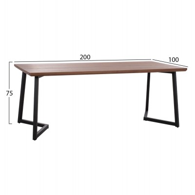 ΤΡΑΠΕΖΙ ΤΡΑΠΕΖΑΡΙΑΣ JAY HM9304.02 ΚΑΠΛΑΜΑΣ ΚΑΡΥΔΙΑΣ ΡΟΥΣΤΙΚ ΣΤΥΛ 200x100x75 εκ. ΤΡΑΠΕΖΙ ΤΡΑΠΕΖΑΡΙΑΣ JAY HM9304.02 ΚΑΠΛΑΜΑΣ ΚΑΡΥΔΙΑΣ ΡΟΥΣΤΙΚ ΣΤΥΛ 200x100x75 εκ.