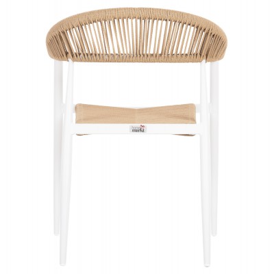 ΠΟΛΥΘΡΟΝΑ ΑΛΟΥΜΙΝΙΟΥ ΛΕΥΚΗ PΕ RATTAN ΜΠΕΖ HM5854.01 55.5x58.5x78 εκ. Εξωτερικού Χώρου ΠΟΛΥΘΡΟΝΑ ΑΛΟΥΜΙΝΙΟΥ ΛΕΥΚΗ PΕ RATTAN ΜΠΕΖ HM5854.01 55.5x58.5x78 εκ. Εξωτερικού Χώρου