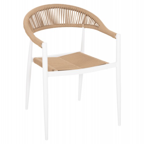 ΠΟΛΥΘΡΟΝΑ ΑΛΟΥΜΙΝΙΟΥ ΛΕΥΚΗ PΕ RATTAN ΜΠΕΖ HM5854.01 55.5x58.5x78 εκ. Εξωτερικού Χώρου ΠΟΛΥΘΡΟΝΑ ΑΛΟΥΜΙΝΙΟΥ ΛΕΥΚΗ PΕ RATTAN ΜΠΕΖ HM5854.01 55.5x58.5x78 εκ. Εξωτερικού Χώρου