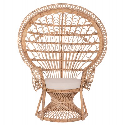 ΠΟΛΥΘΡΟΝΑ ROYAL PEACOCK HM9342 RATTAN ΣΕ ΦΥΣΙΚΟ-ΜΑΞΙΛΑΡΙ ΜΠΕΖ 114x72x150Yεκ. ΠΟΛΥΘΡΟΝΑ ROYAL PEACOCK HM9342 RATTAN ΣΕ ΦΥΣΙΚΟ-ΜΑΞΙΛΑΡΙ ΜΠΕΖ 114x72x150Yεκ.