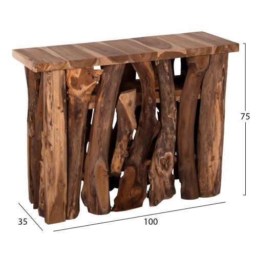 ΚΟΝΣΟΛΑ HM9336 ΑΠΟ ΜΑΣΙΦ ΞΥΛΟ ΤEAK ΦΥΣΙΚΟ 100X35X75Y εκ. ΚΟΝΣΟΛΑ HM9336 ΑΠΟ ΜΑΣΙΦ ΞΥΛΟ ΤEAK ΦΥΣΙΚΟ 100X35X75Y εκ.