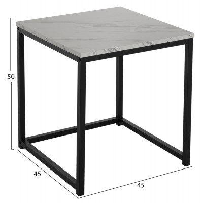 ΖΙΓΚΟΝ GRELAY 2 ΤΕΜ MDF ΟΨΗ ΜΑΡΜΑΡΟΥ & ΜΕΤΑΛΛΟ HM8762.12 45Χ45Χ50εκ. & 37Χ37Χ43 εκ. ΖΙΓΚΟΝ GRELAY 2 ΤΕΜ MDF ΟΨΗ ΜΑΡΜΑΡΟΥ & ΜΕΤΑΛΛΟ HM8762.12 45Χ45Χ50εκ. & 37Χ37Χ43 εκ.