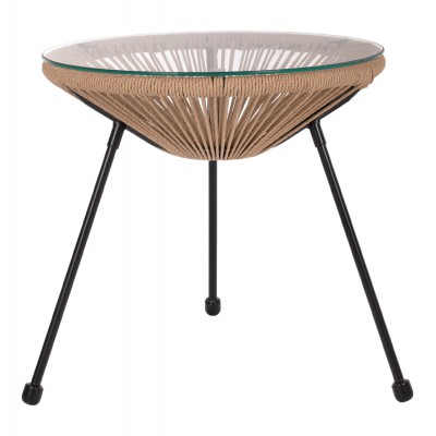 ΤΡΑΠΕΖΙ ΒΟΗΘΗΤΙΚΟ ALLEGRA ΜΑΥΡΟ ΜΕΤΑΛΛΟ ME TWISTED WICKER ΦΥΣΙΚΟ HM5873.01 Φ47Χ45Υεκ. ΤΡΑΠΕΖΙ ΒΟΗΘΗΤΙΚΟ ALLEGRA ΜΑΥΡΟ ΜΕΤΑΛΛΟ ME TWISTED WICKER ΦΥΣΙΚΟ HM5873.01 Φ47Χ45Υεκ.