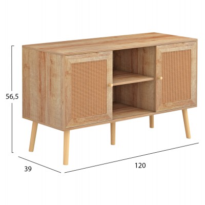ΕΠΙΠΛΟ TV ΜΕΛΑΜΙΝΗΣ COLM ΜΕ ΠΟΡΤΕΣ RATTAN HM9223.11 ΣΕ ΧΡΩΜΑ ΦΥΣΙΚΟ 120x39x57Υεκ. ΕΠΙΠΛΟ TV ΜΕΛΑΜΙΝΗΣ COLM ΜΕ ΠΟΡΤΕΣ RATTAN HM9223.11 ΣΕ ΧΡΩΜΑ ΦΥΣΙΚΟ 120x39x57Υεκ.