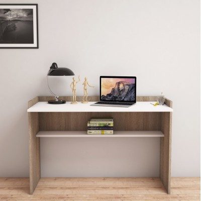 ΓΡΑΦΕΙΟ ΜΕΛΑΜΙΝΗΣ SONAMA ΛΕΥΚΟ 118x58x80Υεκ.HM9227.12 Έπιπλα Γραφείου