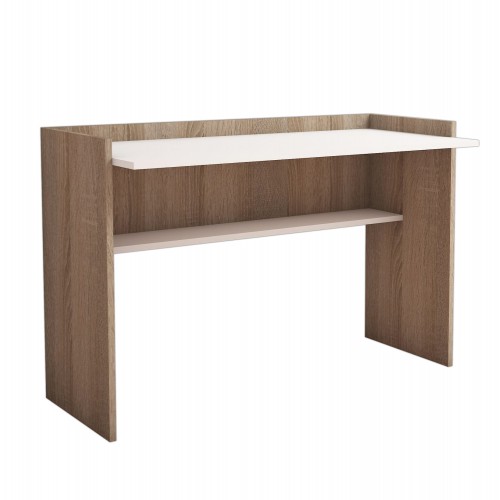 ΓΡΑΦΕΙΟ ΜΕΛΑΜΙΝΗΣ SONAMA ΛΕΥΚΟ 118x58x80Υεκ.HM9227.12 Έπιπλα Γραφείου
