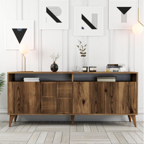 ΜΠΟΥΦΕΣ ΜΕΛΑΜΙΝΗΣ ΚΑΡΥΔΙ HM9431.04 180x35x78.6Υεκ. ΜΠΟΥΦΕΣ ΜΕΛΑΜΙΝΗΣ ΚΑΡΥΔΙ HM9431.04 180x35x78.6Υεκ.