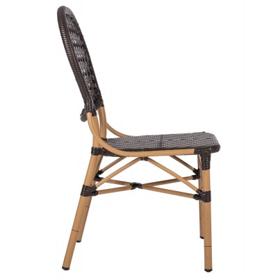 ΚΑΡΕΚΛΑ ΑΛΟΥΜΙΝΙΟΥ BAMBOO LOOK ΜΕ ΚΑΦΕ PE RATTAN HM5925.01 47x58x95Yεκ. Εξωτερικού Χώρου ΚΑΡΕΚΛΑ ΑΛΟΥΜΙΝΙΟΥ BAMBOO LOOK ΜΕ ΚΑΦΕ PE RATTAN HM5925.01 47x58x95Yεκ. Εξωτερικού Χώρου