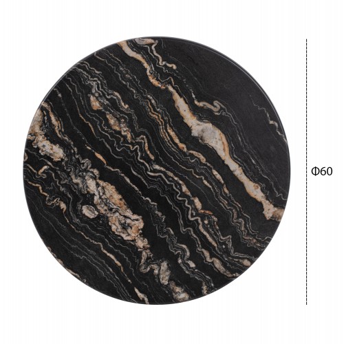 ΕΠΙΦΑΝΕΙΑ ΤΡΑΠΕΖΙΟΥ ΣΤΡΟΓΓΥΛΗ 5787 WERZALIT Φ60 BLACK GOLD MARBLE HM5227.15 Μπαρ - Εστίασης ΕΠΙΦΑΝΕΙΑ ΤΡΑΠΕΖΙΟΥ ΣΤΡΟΓΓΥΛΗ 5787 WERZALIT Φ60 BLACK GOLD MARBLE HM5227.15 Μπαρ - Εστίασης