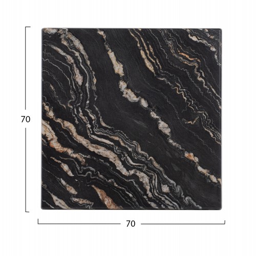 ΕΠΙΦΑΝΕΙΑ ΤΡΑΠΕΖΙΟΥ ΤΕΤΡΑΓΩΝΗ 5787 WERZALIT 70X70 εκ. BLACK GOLD MARBLE HM5230.15 Μπαρ - Εστίασης