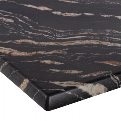 ΕΠΙΦΑΝΕΙΑ ΤΡΑΠΕΖΙΟΥ ΤΕΤΡΑΓΩΝΗ 5787 WERZALIT 70X70 εκ. BLACK GOLD MARBLE HM5230.15 Μπαρ - Εστίασης