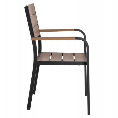 ΠΟΛΥΘΡΟΝΑ ΑΛΟΥΜΙΝΙΟΥ SAGA ΜΑΥΡΗ ΜΕ POLYWOOD HM5127.03 56x55x85,5Yεκ. Εξωτερικού Χώρου ΠΟΛΥΘΡΟΝΑ ΑΛΟΥΜΙΝΙΟΥ SAGA ΜΑΥΡΗ ΜΕ POLYWOOD HM5127.03 56x55x85,5Yεκ. Εξωτερικού Χώρου