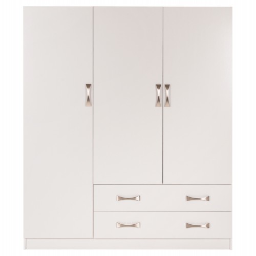 ΝΤΟΥΛΑΠΑ 3ΦΥΛΛΗ CARLY HM384.05 ΜΕ ΔΥΟ ΣΥΡΤΑΡΙΑ ΛΕΥΚΗ 150X55Χ180Υεκ. Υπνοδωμάτιο ΝΤΟΥΛΑΠΑ 3ΦΥΛΛΗ CARLY HM384.05 ΜΕ ΔΥΟ ΣΥΡΤΑΡΙΑ ΛΕΥΚΗ 150X55Χ180Υεκ. Υπνοδωμάτιο