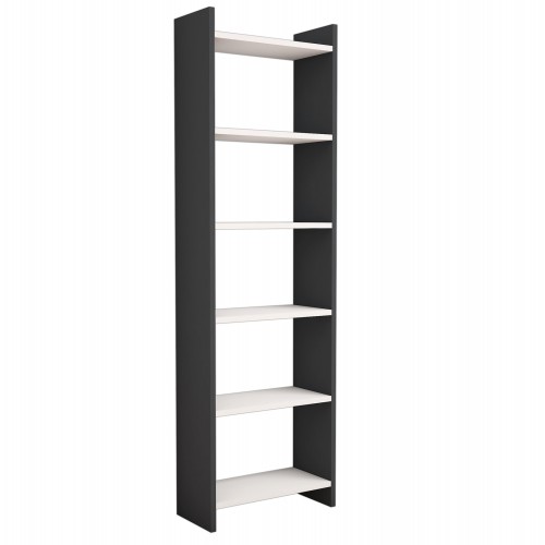ΒΙΒΛΙΟΘΗΚΗ ΜΕΛΑΜΙΝΗΣ ΓΚΡΙ-ΛΕΥΚΟ HM9226.13 48,5x22x160Υ εκ. Έπιπλα Γραφείου ΒΙΒΛΙΟΘΗΚΗ ΜΕΛΑΜΙΝΗΣ ΓΚΡΙ-ΛΕΥΚΟ HM9226.13 48,5x22x160Υ εκ. Έπιπλα Γραφείου