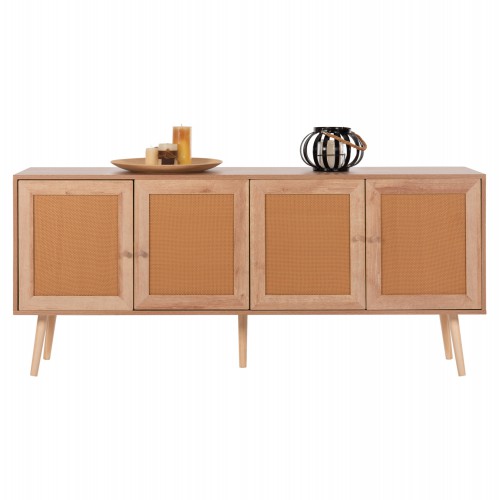 ΜΠΟΥΦΕΣ COLM HM9440.11 ΜΕΛΑΜΙΝΗΣ & ΣΥΝΘΕΤΙΚΟ RATTAN ΣΤΙΣ 4 ΠΟΡΤΕΣ 160x39,5x71Yεκ. Τραπεζαρία ΜΠΟΥΦΕΣ COLM HM9440.11 ΜΕΛΑΜΙΝΗΣ & ΣΥΝΘΕΤΙΚΟ RATTAN ΣΤΙΣ 4 ΠΟΡΤΕΣ 160x39,5x71Yεκ. Τραπεζαρία