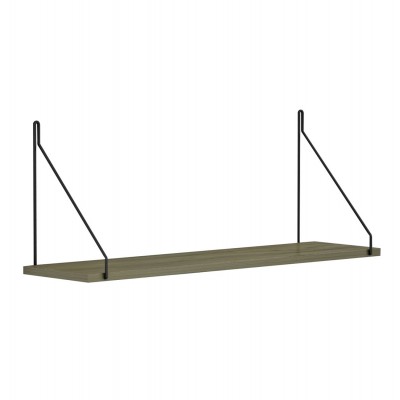 ΡΑΦΙ ΤΟΙΧΟΥ AGILAN ΜΕΛΑΜΙΝΗΣ HM9183.12 OLIVE GREY 72x20x27Y εκ. Σαλόνι ΡΑΦΙ ΤΟΙΧΟΥ AGILAN ΜΕΛΑΜΙΝΗΣ HM9183.12 OLIVE GREY 72x20x27Y εκ. Σαλόνι