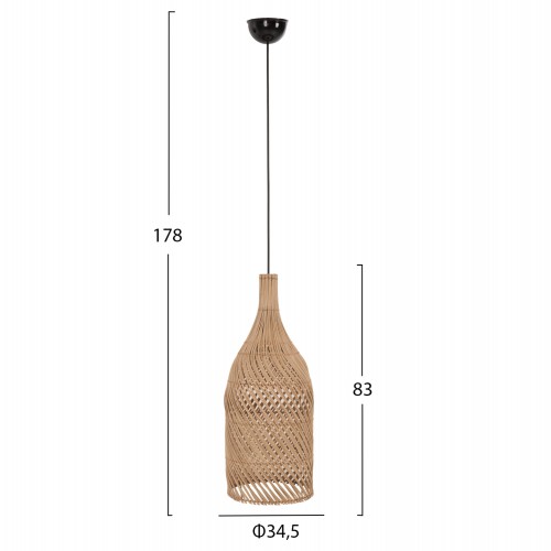 ΦΩΤΙΣΤΙΚΟ ΟΡΟΦΗΣ HM7883 ΚΡΕΜΑΣΤΟ ΑΠΟ RATTAN ΣΕ ΦΥΣΙΚΟ ΧΡΩΜΑ Φ34,5x83Υεκ. Διακόσμηση - Φωτισμός - Χαλιά ΦΩΤΙΣΤΙΚΟ ΟΡΟΦΗΣ HM7883 ΚΡΕΜΑΣΤΟ ΑΠΟ RATTAN ΣΕ ΦΥΣΙΚΟ ΧΡΩΜΑ Φ34,5x83Υεκ. Διακόσμηση - Φωτισμός - Χαλιά