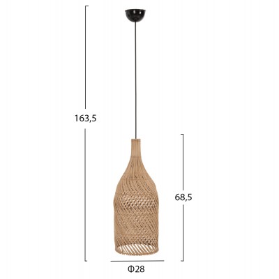 ΦΩΤΙΣΤΙΚΟ ΟΡΟΦΗΣ CARBOY HM7884 ΚΡΕΜΑΣΤΟ ΑΠΟ RATTAN ΣΕ ΦΥΣΙΚΟ ΧΡΩΜΑ Φ28x163,5Yεκ. ΦΩΤΙΣΤΙΚΟ ΟΡΟΦΗΣ CARBOY HM7884 ΚΡΕΜΑΣΤΟ ΑΠΟ RATTAN ΣΕ ΦΥΣΙΚΟ ΧΡΩΜΑ Φ28x163,5Yεκ.