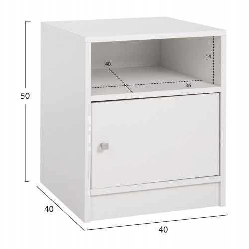 ΚΟΜΟΔΙΝΟ ΜΕΛΑΜΙΝΗΣ MALORY HM2205.05 ΛΕΥΚO 40x40x50Yεκ. ΚΟΜΟΔΙΝΟ ΜΕΛΑΜΙΝΗΣ MALORY HM2205.05 ΛΕΥΚO 40x40x50Yεκ.