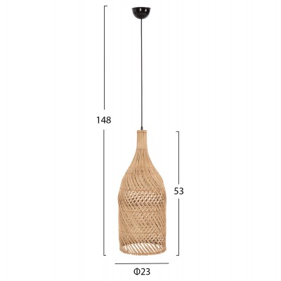ΦΩΤΙΣΤΙΚΟ ΟΡΟΦΗΣ HM7885 ΚΡΕΜΑΣΤΟ ΑΠΟ RATTAN ΣΕ ΦΥΣΙΚΟ ΧΡΩΜΑ Φ23x148Yεκ. ΦΩΤΙΣΤΙΚΟ ΟΡΟΦΗΣ HM7885 ΚΡΕΜΑΣΤΟ ΑΠΟ RATTAN ΣΕ ΦΥΣΙΚΟ ΧΡΩΜΑ Φ23x148Yεκ.