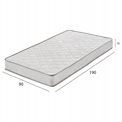 ΣΤΡΩΜΑ CONTINUOUS SPRING ΜΟΝΗΣ ΟΨΗΣ HM671.01 90x190x16 εκ. Υπνοδωμάτιο ΣΤΡΩΜΑ CONTINUOUS SPRING ΜΟΝΗΣ ΟΨΗΣ HM671.01 90x190x16 εκ. Υπνοδωμάτιο