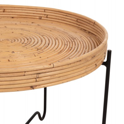 ΤΡΑΠΕΖΑΚΙ ΒΟΗΘΗΤΙΚΟ FLY HM7907 RATTAN ΦΥΣΙΚΟ ΧΡΩΜΑ-ΜΕΤΑΛΛΙΚΗ ΒΑΣΗ ΜΑΥΡΗ Φ50x40Υεκ. Σαλόνι ΤΡΑΠΕΖΑΚΙ ΒΟΗΘΗΤΙΚΟ FLY HM7907 RATTAN ΦΥΣΙΚΟ ΧΡΩΜΑ-ΜΕΤΑΛΛΙΚΗ ΒΑΣΗ ΜΑΥΡΗ Φ50x40Υεκ. Σαλόνι