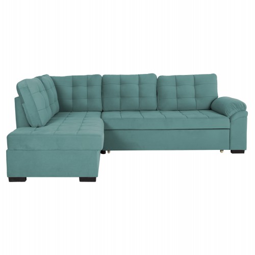 ΚΑΝΑΠΕΣ ΚΡΕΒΑΤΙ JADE HM3144.04L ΑΡΙΣΤΕΡΗ ΓΩΝΙΑ ΒΕΡΑΜΑΝ ΒΕΛΟΥΔΟ 250x80-180x73-88Υεκ. Σαλόνι
