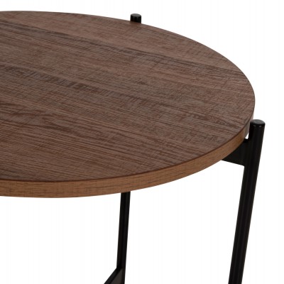 ΒΟΗΘΗΤΙΚΟ ΤΡΑΠΕΖΙ HM9589.04 MDF ΚΑΡΥΔΙ-ΜΑΥΡΗ ΜΕΤΑΛΛΙΚΗ ΒΑΣΗ Φ50x55Υεκ. Σαλόνι ΒΟΗΘΗΤΙΚΟ ΤΡΑΠΕΖΙ HM9589.04 MDF ΚΑΡΥΔΙ-ΜΑΥΡΗ ΜΕΤΑΛΛΙΚΗ ΒΑΣΗ Φ50x55Υεκ. Σαλόνι