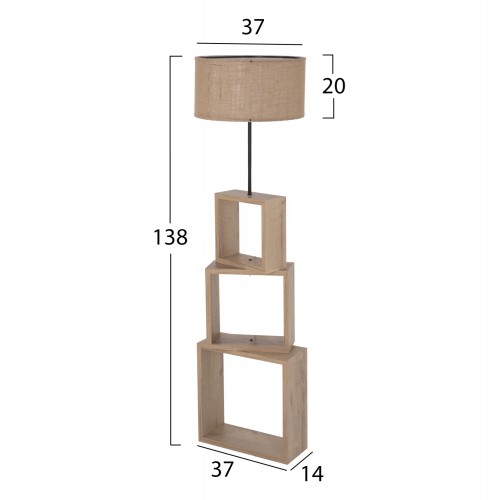 ΦΩΤΙΣΤΙΚΟ ΔΑΠΕΔΟΥ MDF ΣΟΝΑΜΑ-ΜΠΕΖ ΚΑΠΕΛΟ HM7608.03 Φ38x140Υεκ. Διακόσμηση - Φως - Χαλιά ΦΩΤΙΣΤΙΚΟ ΔΑΠΕΔΟΥ MDF ΣΟΝΑΜΑ-ΜΠΕΖ ΚΑΠΕΛΟ HM7608.03 Φ38x140Υεκ. Διακόσμηση - Φως - Χαλιά