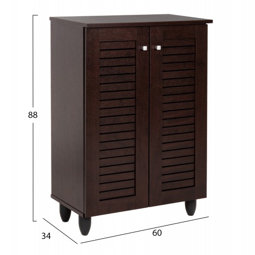 ΠΑΠΟΥΤΣΟΘΗΚΗ-ΝΤΟΥΛΑΠΑ PROLLY HM9608.01 ΜΕΛΑΜΙΝΗ WENGE-2ΠΟΡΤΕΣ-4ΡΑΦΙΑ 60x34x88Υεκ. Οργάνωση Σπιτιού - Μπάνιο ΠΑΠΟΥΤΣΟΘΗΚΗ-ΝΤΟΥΛΑΠΑ PROLLY HM9608.01 ΜΕΛΑΜΙΝΗ WENGE-2ΠΟΡΤΕΣ-4ΡΑΦΙΑ 60x34x88Υεκ. Οργάνωση Σπιτιού - Μπάνιο