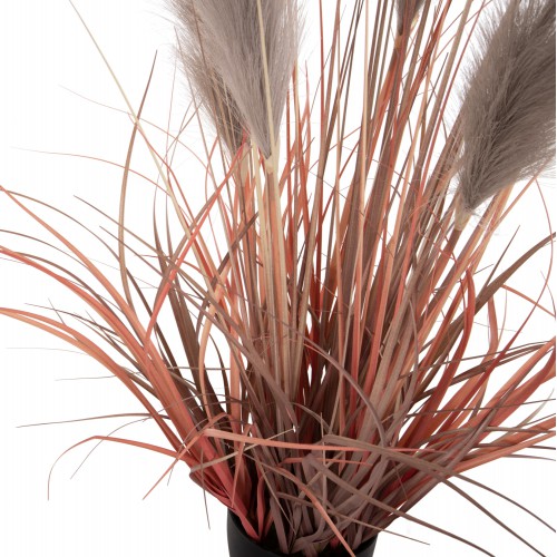 ΔΙΑΚΟΣΜΗΤΙΚΟ ΣΥΝΘΕΤΙΚΟ ΦΥΤΟ ΣΕ ΓΛΑΣΤΡΑ GRASS+FEATHER Φ14,5x12,5-86Υ εκ. HM4015 Διακόσμηση - Φως - Χαλιά