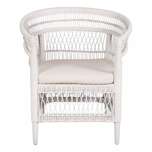 ΠΟΛΥΘΡΟΝΑ MALAWI HM9635.02 ΞΥΛΟ ΜΑΟΝΙ ΜΕ RATTAN ΛΕΥΚΟ-ΛΕΥΚΟ ΜΑΞΙΛΑΡΙ 80x70x86Υεκ. Εξωτερικού Χώρου