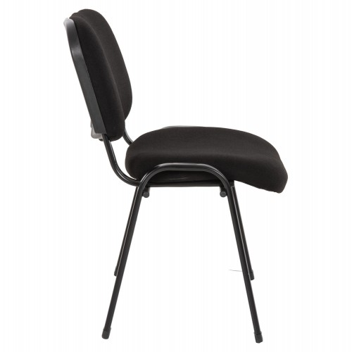 ΚΑΡΕΚΛΑ JANISHA HM1010.11 HOMEMARKT ΜΕ ΥΦΑΣΜΑ ΜΑΥΡΟ 53,5x59x77Υεκ. Έπιπλα Γραφείου