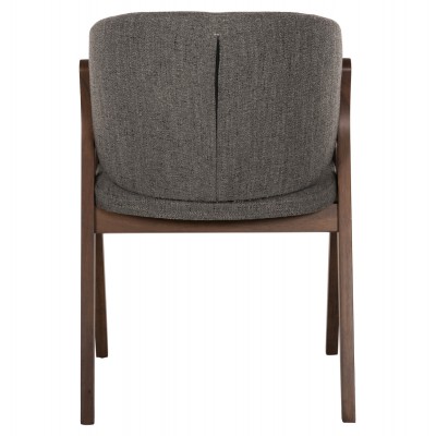 ΚΑΡΕΚΛΑ HANA HM9746.02 RUBBERWOOD ΣΕ ΚΑΡΥΔΙ ΧΡΩΜΑ-ΓΚΡΙ ΥΦΑΣΜΑ 55x60x84Yεκ. Σαλόνι