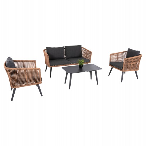 ΣΑΛΟΝΙ ΕΞ.ΧΩΡΟΥ 4ΤΜΧ FREJA HM6057.03 ΑΛΟΥΜ.ΑΝΘΡΑΚΙ-PE RATTAN ΜΠΕΖ-ΑΝΘΡΑΚΙ ΜΑΞΙΛΑΡΙΑ Εξωτερικού Χώρου ΣΑΛΟΝΙ ΕΞ.ΧΩΡΟΥ 4ΤΜΧ FREJA HM6057.03 ΑΛΟΥΜ.ΑΝΘΡΑΚΙ-PE RATTAN ΜΠΕΖ-ΑΝΘΡΑΚΙ ΜΑΞΙΛΑΡΙΑ Εξωτερικού Χώρου