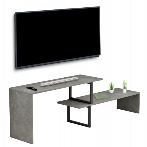 ΕΠΙΠΛΟ ΤΗΛΕΟΡΑΣΗΣ ΕΠΕΚΤ. BRIGGITE HM8892.11 ΜΕΛΑΜΙΝΗ GREY STONE TEXTURE 160x30x45Υεκ. Σαλόνι ΕΠΙΠΛΟ ΤΗΛΕΟΡΑΣΗΣ ΕΠΕΚΤ. BRIGGITE HM8892.11 ΜΕΛΑΜΙΝΗ GREY STONE TEXTURE 160x30x45Υεκ. Σαλόνι