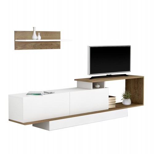 ΣΥΝΘΕΤΟ ΤΗΛΕΟΡΑΣΗΣ GARCELLE HM8904.11 ΜΕΛΑΜΙΝΗ ΣΕ ΦΥΣΙΚΟ-ΛΕΥΚΟ 180x29,6x45Υεκ Σαλόνι ΣΥΝΘΕΤΟ ΤΗΛΕΟΡΑΣΗΣ GARCELLE HM8904.11 ΜΕΛΑΜΙΝΗ ΣΕ ΦΥΣΙΚΟ-ΛΕΥΚΟ 180x29,6x45Υεκ Σαλόνι